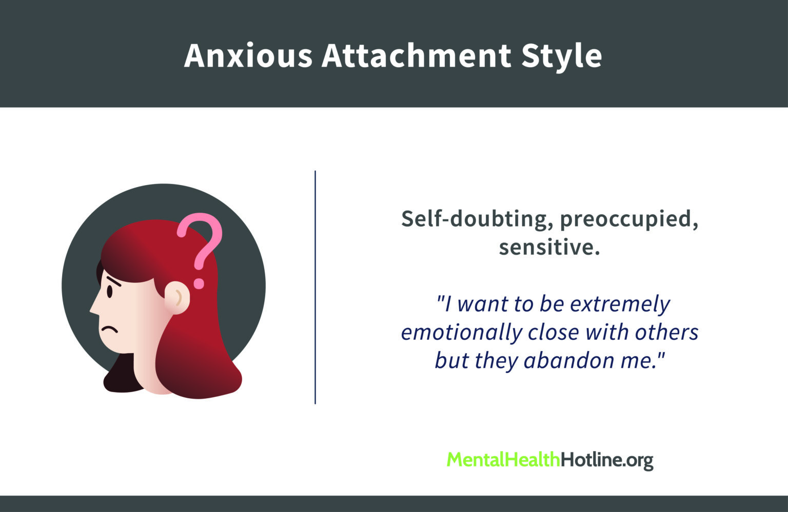 What is my Relationship Attachment Style - Mental Health Hotline