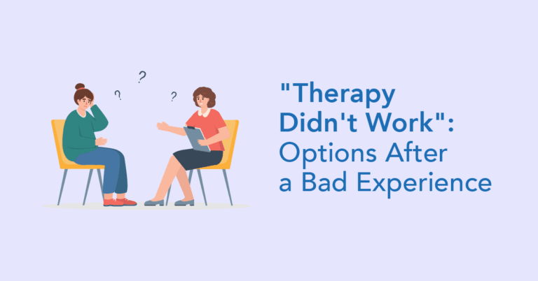Therapy didn't work, should you try again?