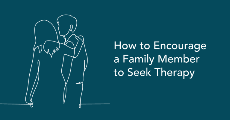Encourage a family member to seek therapy