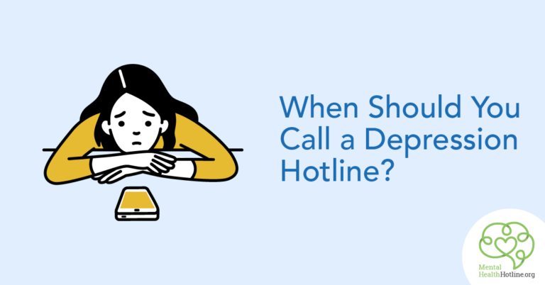 When to Call a Depression Hotline
